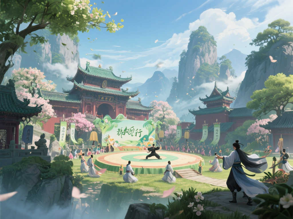 春风起九霄,太极聚武当 | 《踏风行》手游九霄节盛启,首站探秘仙山武当