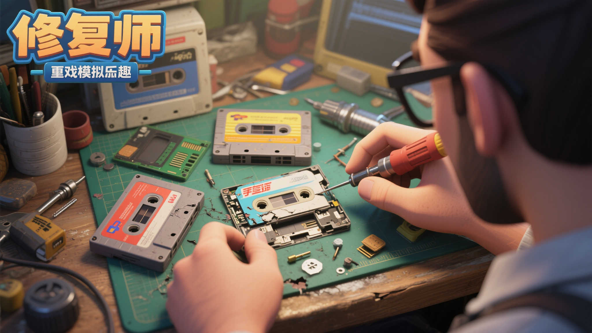 手艺人贾或成最大粉丝?《游戏卡带修复》模拟器正式发布 手艺人贾或成最大粉丝?《游戏卡带修复》模拟器正式发布
