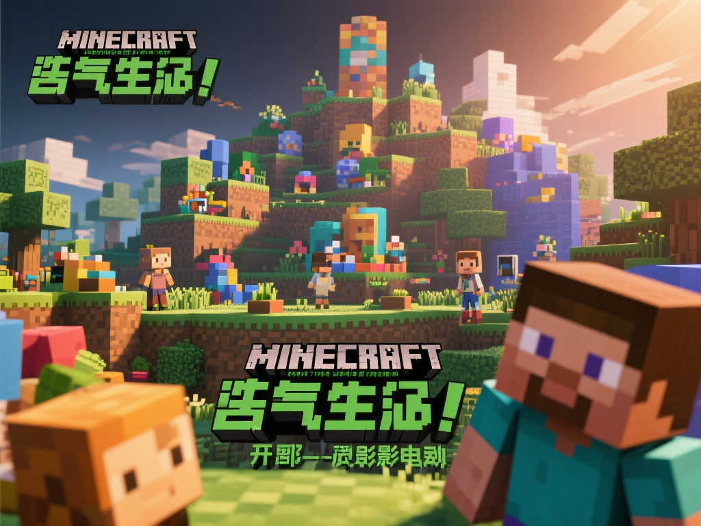 《我的世界》全新内容《活力四射!》电影改编活动震撼来袭 《我的世界》全新内容《活力四射!》电影改编活动震撼来袭