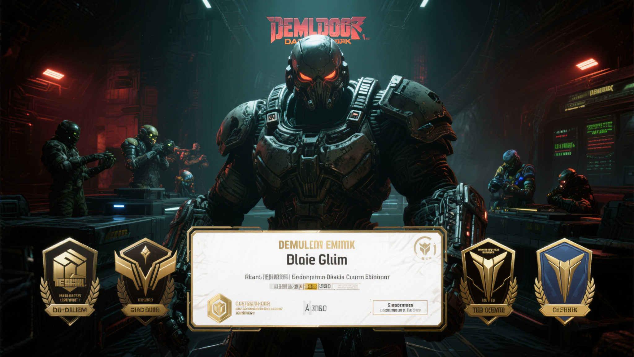 《毁灭战士:黑暗时代》PS5奖杯列表曝光,白金成就难度或较低