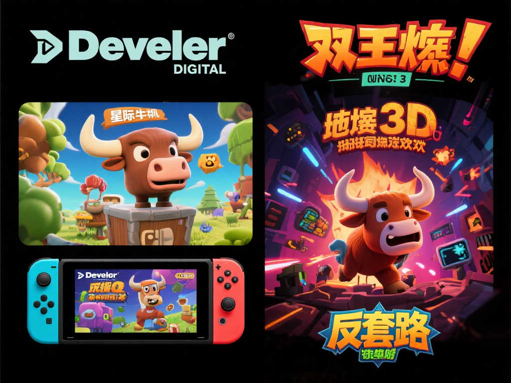 Devolver炸场!NS2首发双巨头:星际社交模拟器×地牢3D弹幕盛宴!